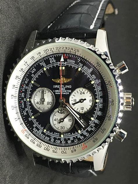 breitling navitimer worldfor bentley zwart met zilver leren band|Breitling navitimer band .